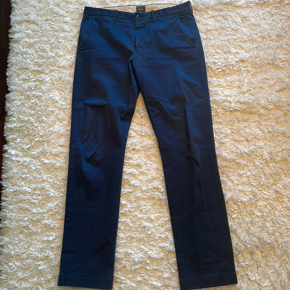 J Crew Navy Mens Pants (32x32)